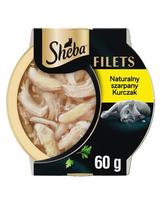 SHEBA Filets su vištiena padaže 60 g drėgnas maistas katėms