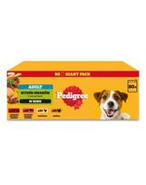 PEDIGREE Suaugusiųjų Skonių Pasirinkimas padaže 80x100 g drėgnas maistas šunims