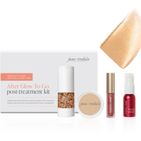 jane iredale After Glow To Go Post-Treatment Kit Medium To Dark 5 kosmetikos rinkinys
