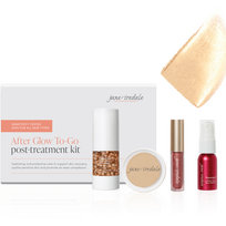 jane iredale After Glow To Go Post-Treatment Kit Light To Medium 3 kosmetikos rinkinys