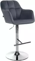 Baro kėdė "Natoma Velvet" chromuota