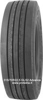 Padanga 315/70R22.5 GLS2 Advance 20PR 156/150L TL M+S 3PMSF Long Haul,  315/70 R22.5
