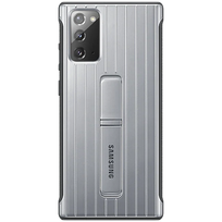 Samsung Galaxy Note 20 apsauginis dėklas - laikiklis Silver