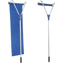 TELESKOPINIS STOGO SNIEGO VALYTUVAS : Ilgis - Prailginta 2 metrais, ilgis 840cm