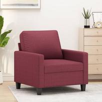 Krėslas raudonojo vyno spalvos 60cm audinys