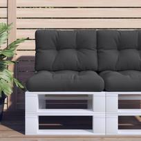 Paletės pagalvėlė juodos spalvos 60x40x12cm audinys