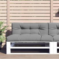 Paletės pagalvėlė pilkos spalvos 120x40x12cm audinys