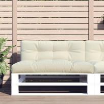 Paletės pagalvėlė kreminės spalvos 120x40x12cm audinys