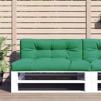Paletės pagalvėlė žalios spalvos 120x40x12cm audinys