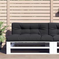 Paletės pagalvėlė juodos spalvos 120x40x12cm audinys