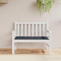 Sodo suoliuko pagalvėlė 120x50x4cm audinys juodi langeliai