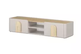 Tv Set Amilio 170 Cm - Cashmere / Oiled Oak / Light Oak Handles