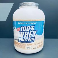 Body Attack 100% Whey Protein - 2300g Šokoladas