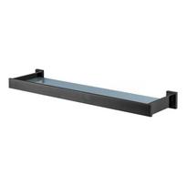 Haceka Edge lentynėlė stiklinė, grafito spalvos 60cm