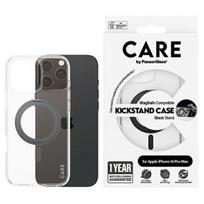 PanzerGlass CARE Kickstand Case for iPhone 16 Pro Max 6.9" Black with MagSafe 1324