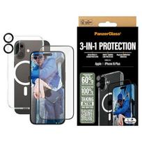 PanzerGlass Bundle iPhone 16 Plus 6.7" 3-in-1: D3O Hardcase + UWF+ Lens Screen Protector B1293+2863+1283