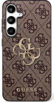 GUESS Big 4G Classic Logo Case for Samsung Galaxy S25 FE, brown