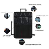 Parduotuvės krepšiai-Automobilinės sėdynės nugaros apsauga | 2pk Multi-Pocket Child Organizer | Vandeniui atsparus Oksfordas su planšetinio kompiuterio laikikliu