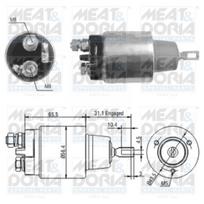 Starterio solenoido jungiklis MEAT & DORIA 46109