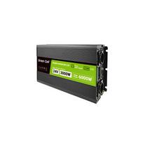 Green Cell PowerInverter LCD 24 V 3000W/60000W vehicle inverter with display - pure sine wave | INVGC24P3000LCD | 5904326374577