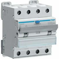 Hager Wyłącznik różnicowonadprądowy 3+N B 40A 0,03A Typ A 6kA RCBO (ADM440C) | ADM440C | 3250611020264