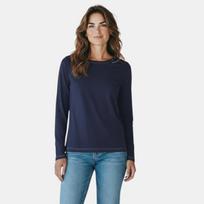 Moteriški mėlyni marškiniai su dekoratyvinėmis sagomis BPC collection, L/XL