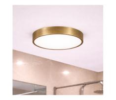 Brilagi - LED vonios lubų šviestuvas POOL LED/24W/230V, skersmuo 30 cm, IP54, žalvaris