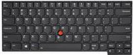 Lite-On - Ersatztastatur Notebook - mit Trackpoint - hinterleuchtet - Nordisch - für ThinkPad E480, E490, L380, L390, L480, T480s, T490