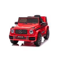 Vaikiškas elektromobilis Mercedes G63 HATIS, raudonas
