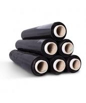 Plėvelė pakavimui Stretch, 450mm x 200m, juoda