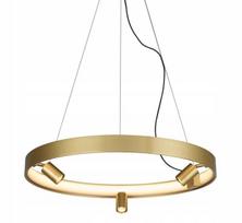 Spotring Led šviestuvas pakabinamas 60cm aukso matinis