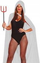 Balta suknelė su gobtuvu - Dvasios, vaiduoklio kostiumas, 130cm