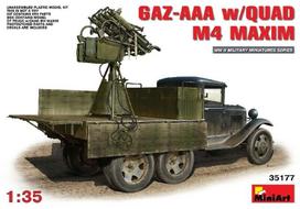 Miniart - GAZ-AAA w/QUAD M4 MAXIM, 1/35, 35177