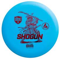 Discgolfas Discmania Shogun Active mėlynas puteris su gilia, rantytą kraštą turinčia konstrukcija