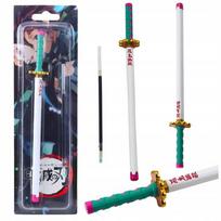 Metalinis turkio spalvos rašiklis, juodos spalvos rašalas Katana Sword