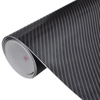 vidaXL 4D Automobilio plėvelės, 2vnt., juodos, 100x150cm
