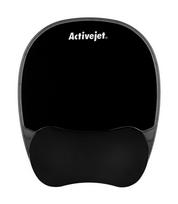 Activejet juodas gelinis pelės kilimėlis