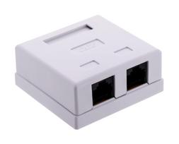 Alantec GN011 tinklo jungiamoji dėžutė Cat6 Balta