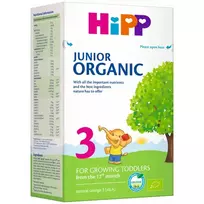 Ekologiškas tolesnio maitinimo pieno mišinys kūdikiams BIO HIPP 3 (nuo 12 mėn.), 500 g