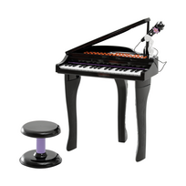 Vaikiškas pianinas juodas