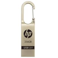 HP HPFD760L-256 USB 3.1 Flash Drive 256GB, up to 75MB/s read speed, Clip-on Hook Design