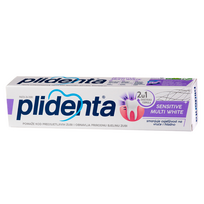 PLIDENTA, SENSITIVE MULTI WHITE, dantų pasta, 75 ml