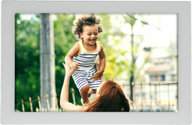Denver PFF-1037 10.1'' digital photo frame, white