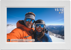 Denver PFF-1015 10.1'' digital photo frame, white