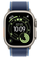 APPLE Watch Ultra 3 Smartwatch 49 mm / Natural Titanium / Blue Trail Loop M/L