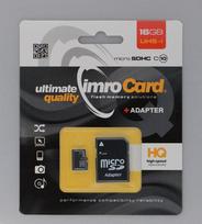 IMRO 16GB Class 10 MicroSDHC memory card, UHS-I ADP, 10/16G