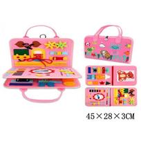 ⭐Lavinamoji Montessori veiklos knyga GAZELO Pink