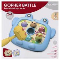 ⭐Edukacinis žaislas su plaktuku GOPHER BATTLE Purple
