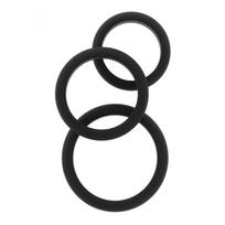 Extreme Stamina Premium Cockring 3 PCS Set Penio žiedų rinkinys