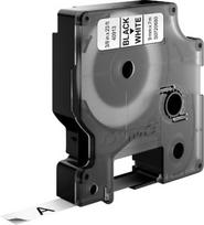 Dymo label tape D1 9mmx7m 10pcs, black/white